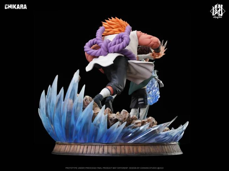 Chikara - Choji vs Jirobo StatueCorp