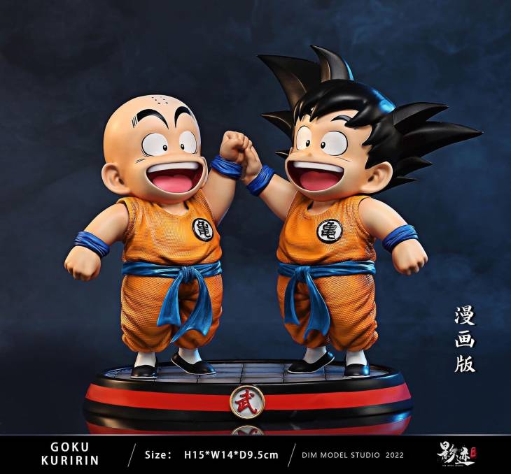 DIM - Kid Goku and Krillin StatueCorp
