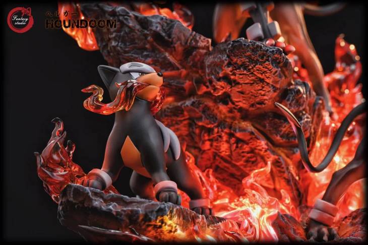 Fantasy - Houndoom StatueCorp