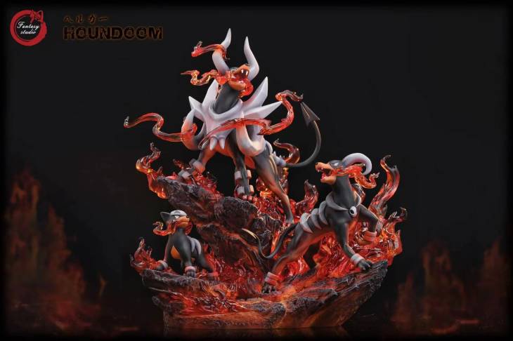 Fantasy - Houndoom StatueCorp