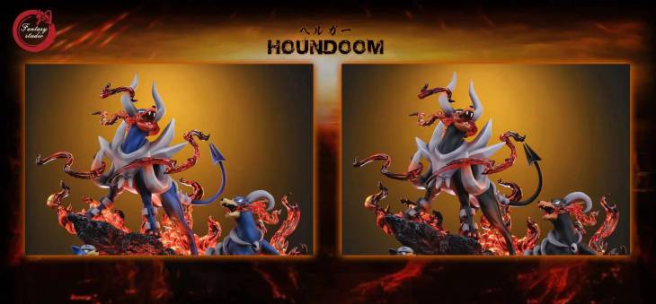 Fantasy - Houndoom StatueCorp