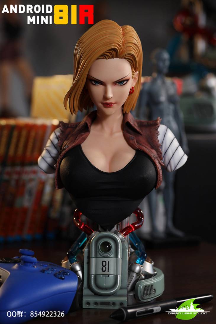 Green Leaf - Android 18 StatueCorp