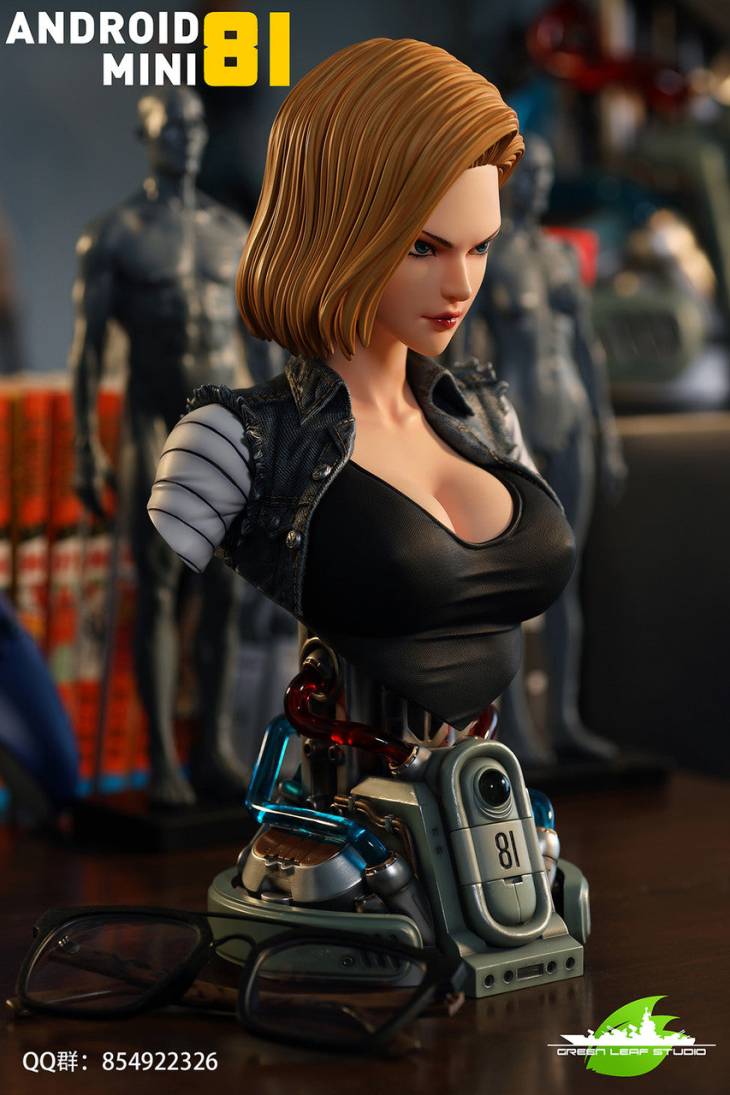 Green Leaf - Android 18 StatueCorp