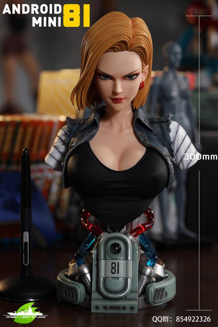Green Leaf - Android 18 StatueCorp