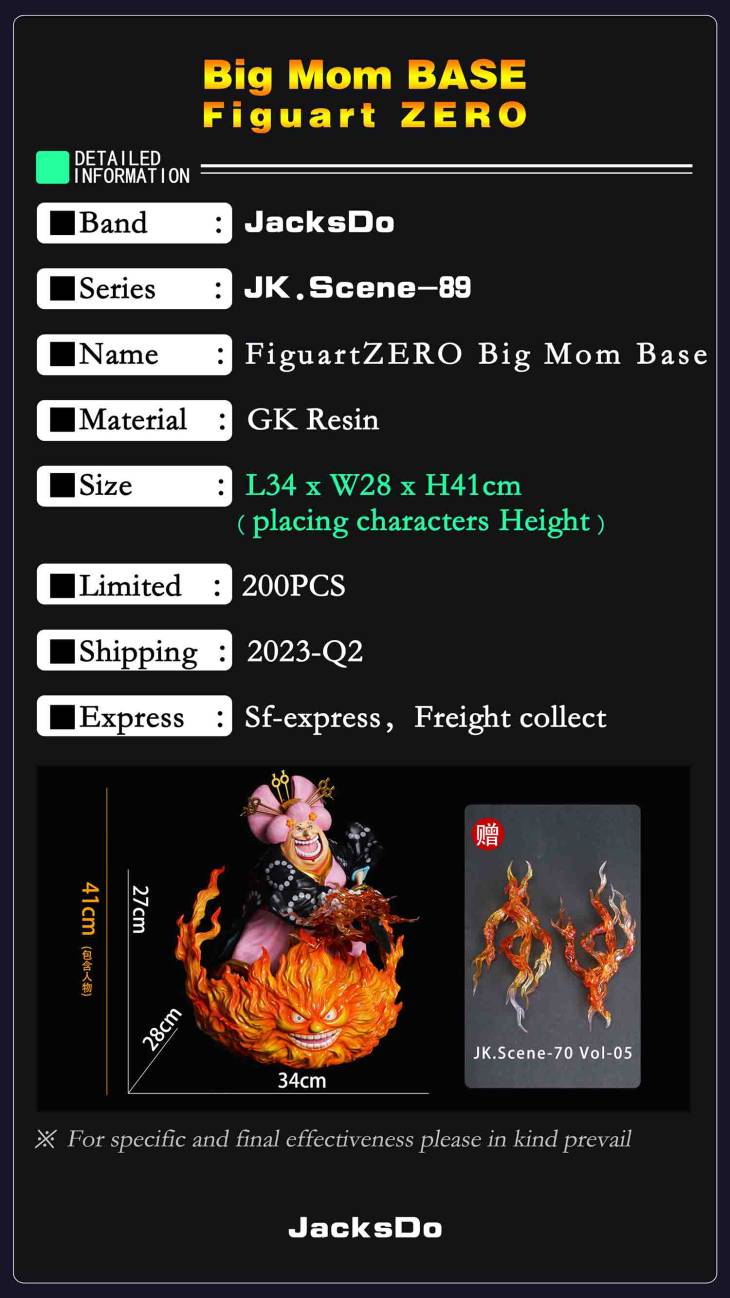 Jacksdo - Kaido and Big Mom Bases StatueCorp