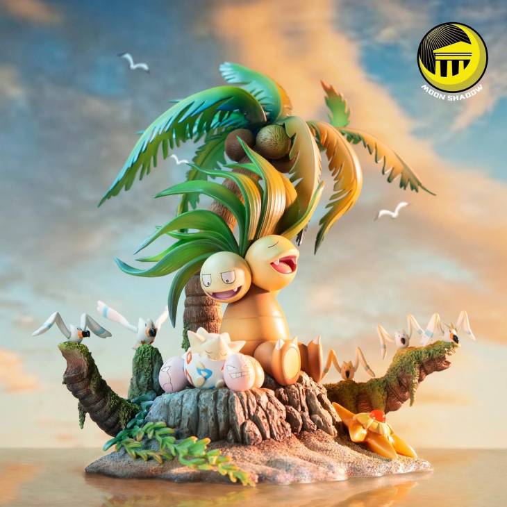 Moon Shadow - Exeggutor, Exeggcute and Togepi StatueCorp