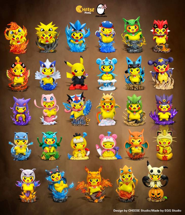 EGG - Pikachu cos Kyogre, Groudon and Rayquaza - Image 5